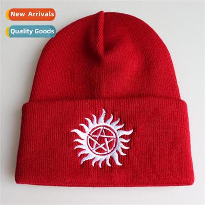 drama murder ghosts  evil spirs embroidery knted cap fall  w