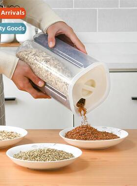 sealed canisters grains  cereals organizer kchen 4 compartme