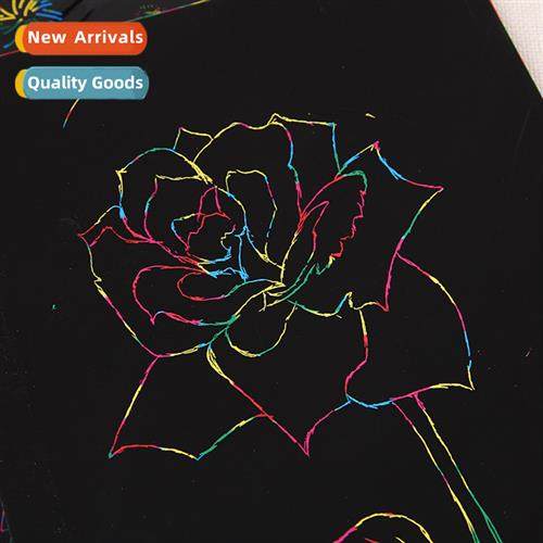 5 packs  childrens hmade creative DIY scratch painting Dazzl
