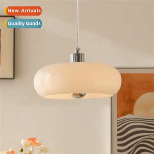 Antique milky whe glass chelier Scinavian dining room bedroo