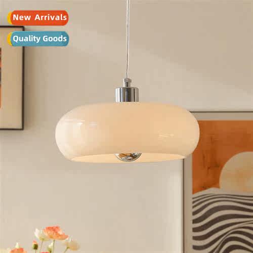 Antique milky whe glass chelier Scinavian dining room bedroo