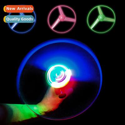 Light-up pull-wire flying saucer flash bamboo dragfly flying