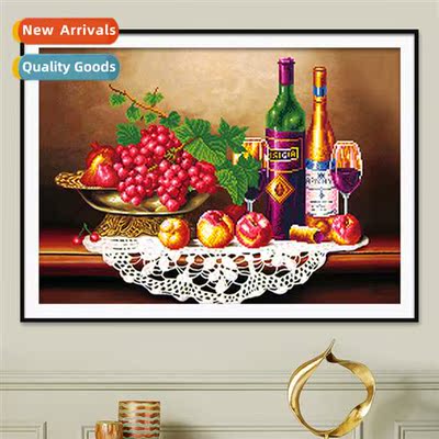 Diamd painting new still life oil painting hmade diy appliqu