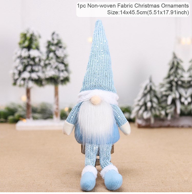 santa faceless doll christmas decorations for home 2021 merr