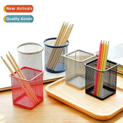 Office supplies simple ir mesh pen holder student statiery m