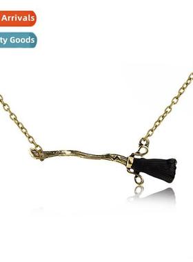 Harry Potter Thunderbolt Necklace Deathly Hallows Enchanted