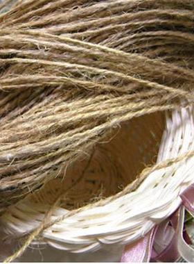 Korean statiery zakka retro two-strand twine DIY handmade de