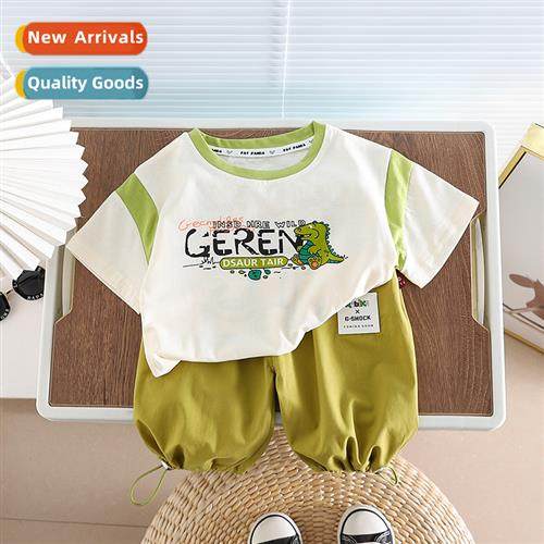 Boys baby su summer 2023 new n carto children short-sleeved