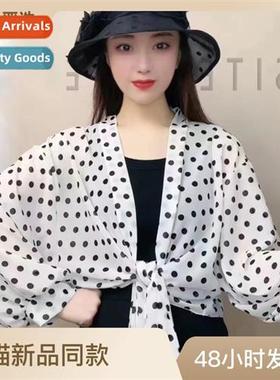 The new printing chiff sun shawl tie sunscreen clothing fash