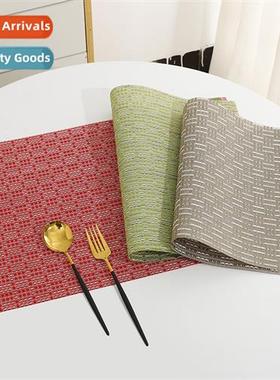 Kchen placemats jump wire PVC woven placemats hotel restaura