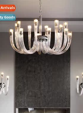 an chelier living room light 2023 new luxury atmosphere mode