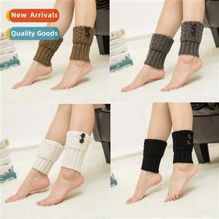 Europe and Uned States fashi booties knted wool leggings sh