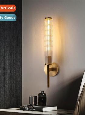 Full copper wall lamp living room background wall lights lig