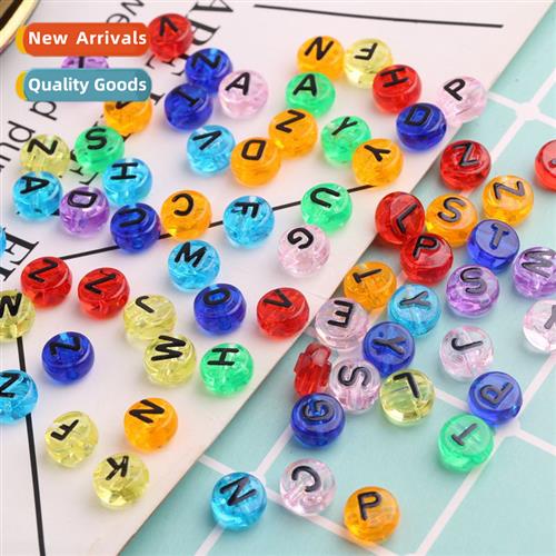 diy jewelry accessories transparent color acrylic round smil