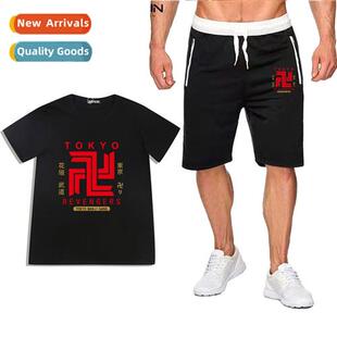 Top Ryuguji Shorts Manji Set Sleeve Avengers Short Tokyo Kin