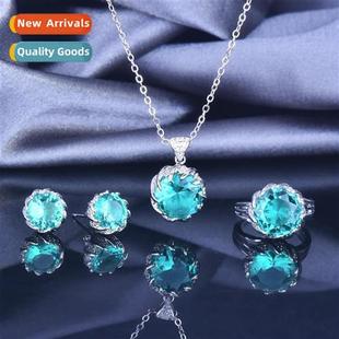 Yellow Brilliant Diamd Pendant Green 7.5 Paraiba Carat