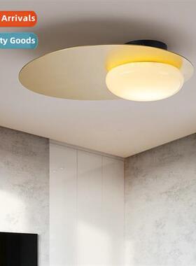 American hallway doorway gold egg glass ceiling light fixtur