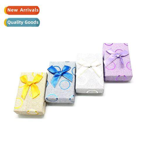 Shiny frosted jewelry box necklace bracelet earrings jewelry