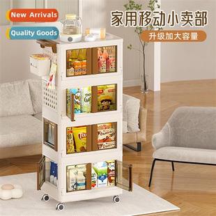 Layer Plastic Baby Room Clo Rack Multi Storage Living Mobile