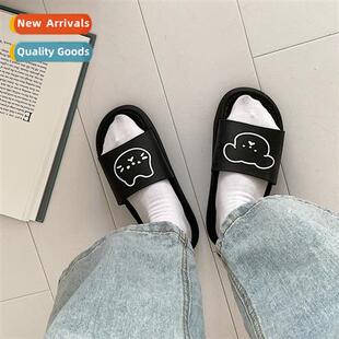 Ins Korean style carto cute slippers students indoor and out