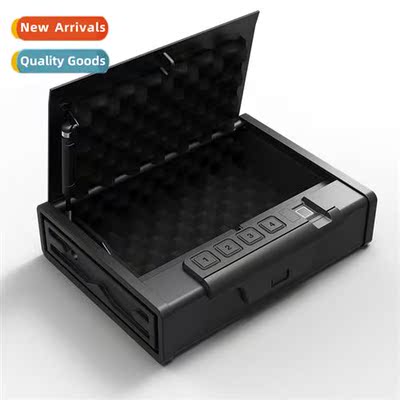 Car small pistol box anti-ft all-steel fingerprint electric