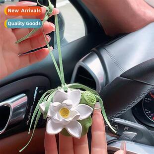 Lotus car pendant car aromarapy interior decoratis lotus dif