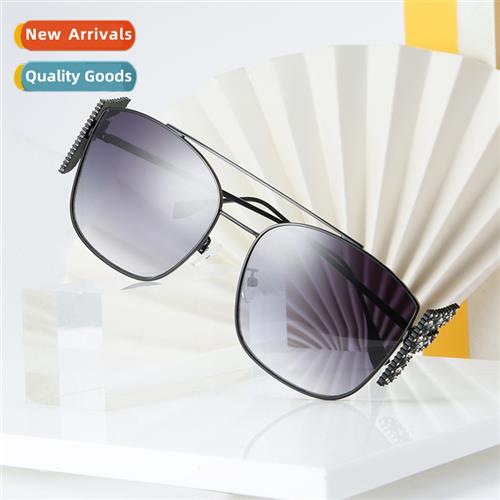 7057 Sunglasses 2020 Double Beam Color Eyewear Wings Mirror