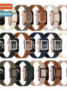 适用Apple magnetic suction head layer leather modern style t