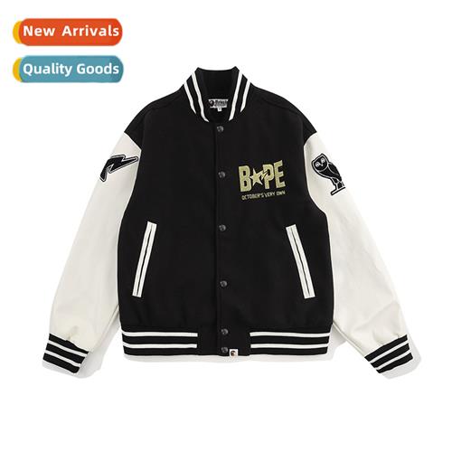 Japanese tide br ape head co-bred owl star pentagram basebal