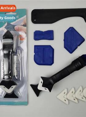Multi-functial spatula 3 in 1 silice scraper angle seam spat