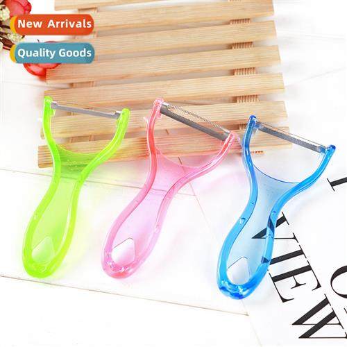 Transparent Fru Peeler Crystal Mel  Fru Grater Plastic Pulle