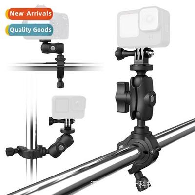 适用gopro11/12 panoramic camera motorcycle handlebar riding