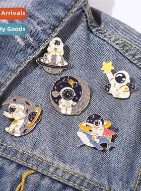 New natial tide style cosmic aviati series carto astrauts ac