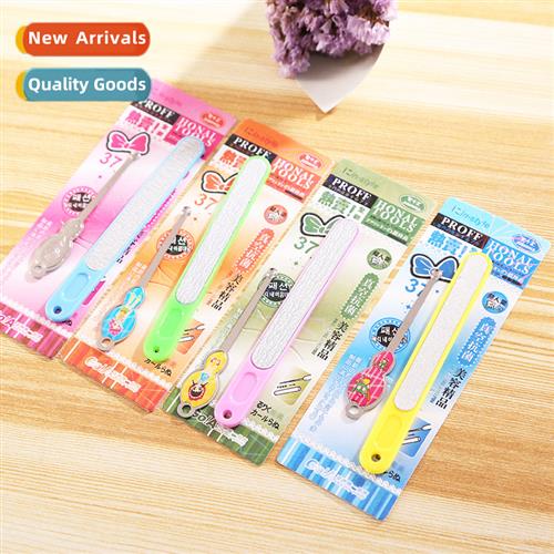 Blackened ear digger two- set Stainless steel double-ended s