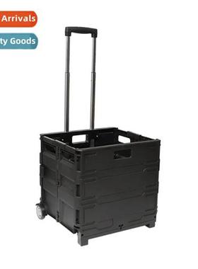 2 wheels wh lid multifunctial portable trolley plastic foldi