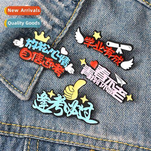 Funny text will pass all exams youthful pin students carto a