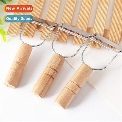 Stainless Steel Mel Grater Wooden Hle Puller Peeler Peeler K