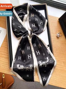 2021 new Europe and  Uned States letters fashi small silk sc