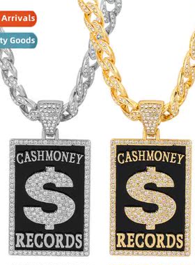 Europe and America Hip Hop Set American Gold Necklace Rap Cu