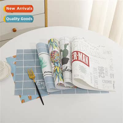 Fashi placemats printed PVC placemats waterpro oil-pro table