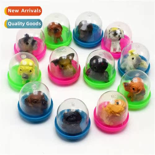 New 12 mini pet dog dog flat bottom transparent twisted egg