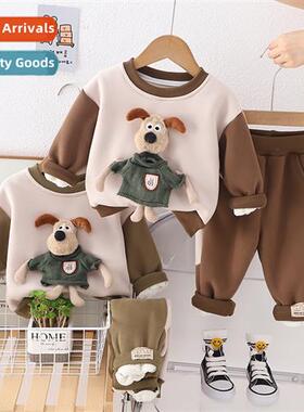 Childrens clothing boys padded su 2023 winter thickened warm