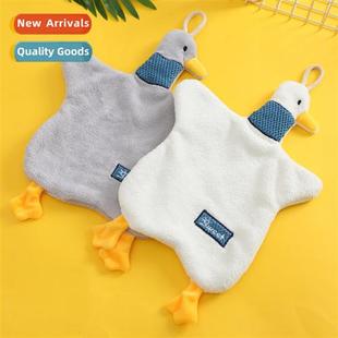 plush thickened absorbent towel househo Cute kchen duck
