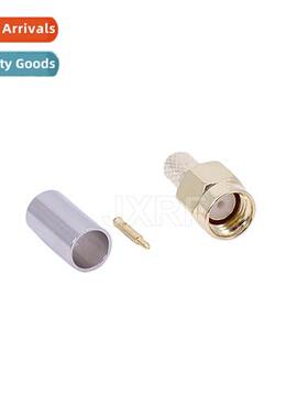 RF coaxial cnector SMA-J-3 male female pin crimp RG58 line L