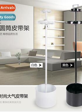 Double metal drum belt rack clothing store lear display rack