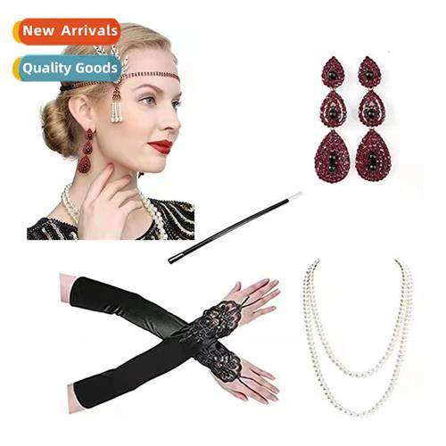 1920s Gatsby Bachelorette Party Set Decoratis wh Diamd Tiara