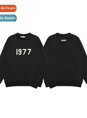 FOG Repeat Line ESSENTIALS Flocked 1977 High Set Crew Neck S
