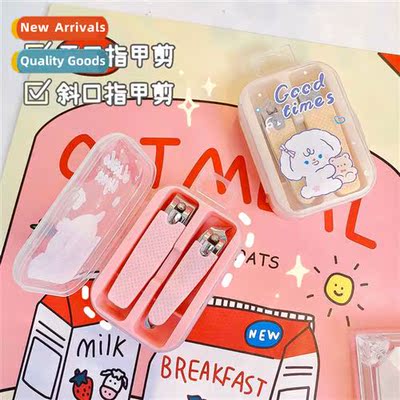 Korean ins style girl heart nail clipper multifunctial nail
