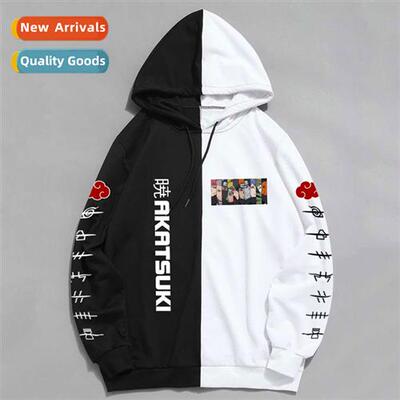 Japanese anime Naruto Xiaoyao organizati thin printed hoodie