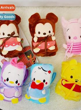 Summer facecloth carto rolled blanket Childrens blanket smal